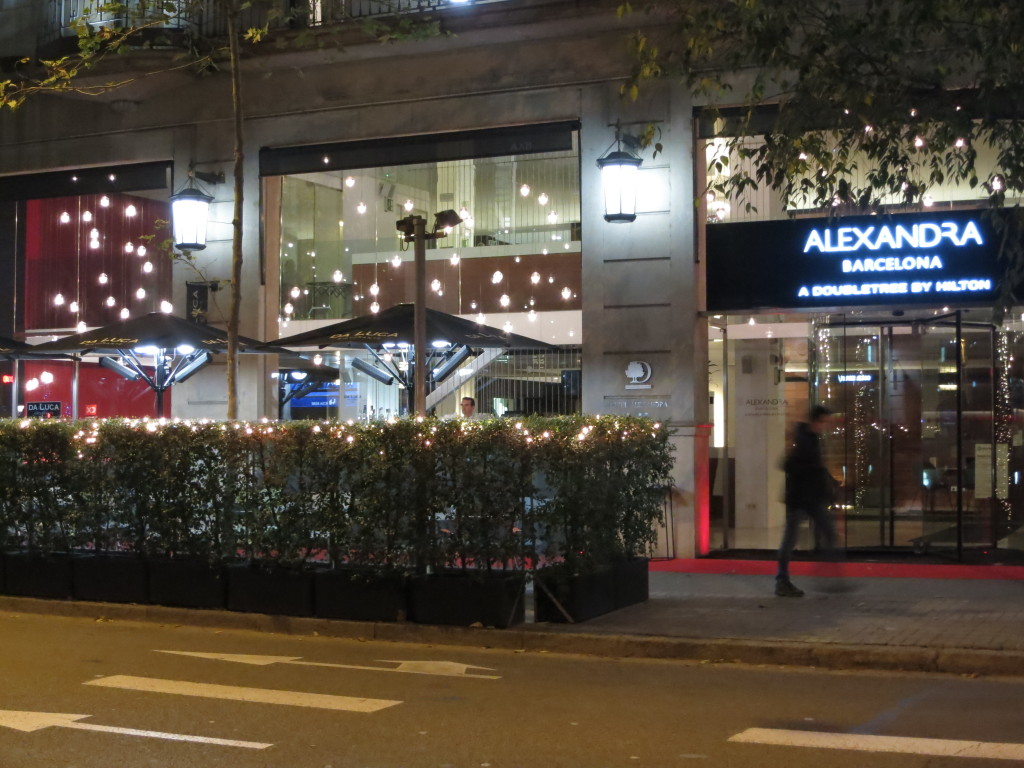My lovely hotel - the Doubletree Alexandra Barcelona